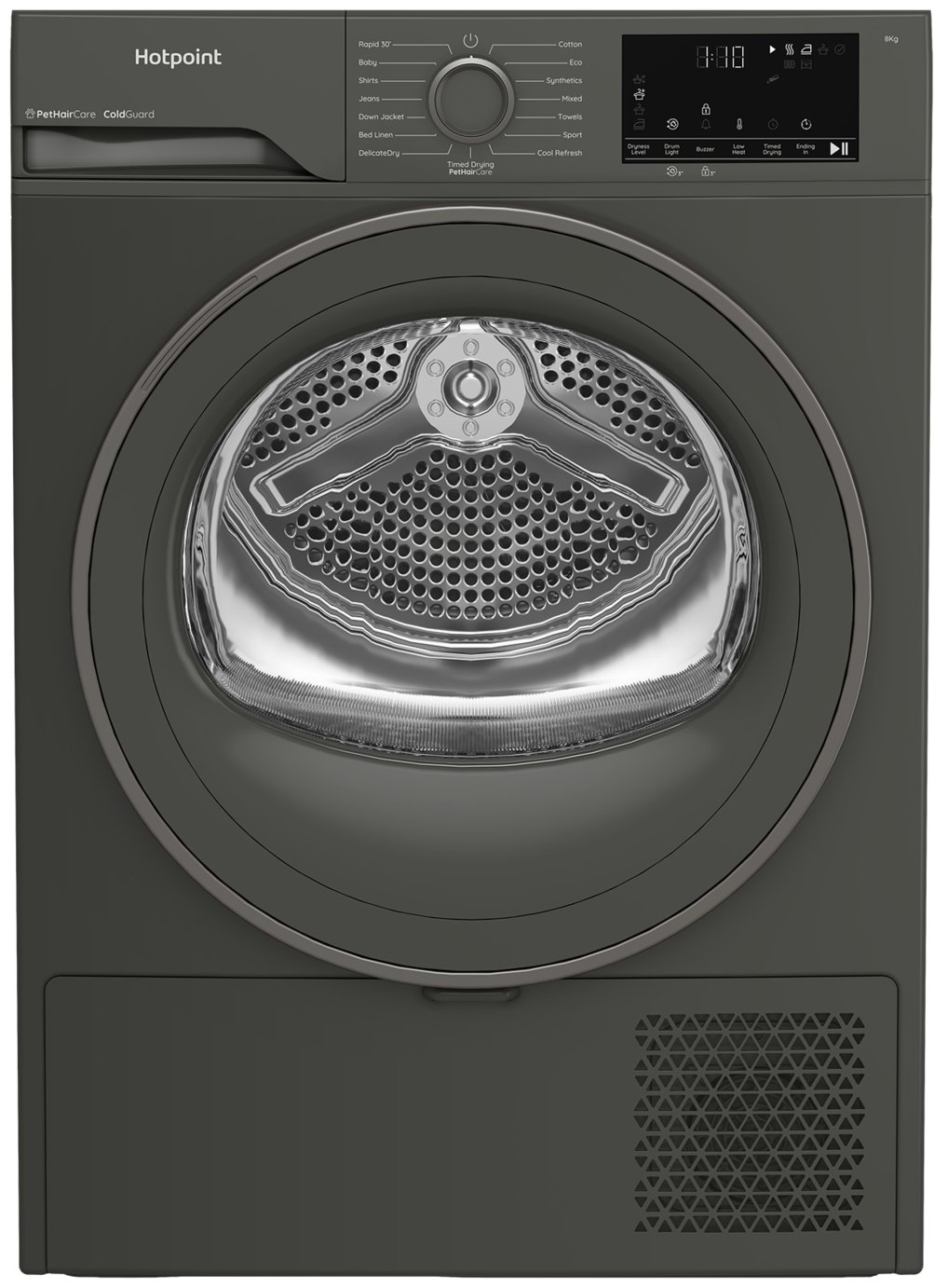 Hotpoint CHSD83MGGUK 8Kg Heat Pump Tumble Dryer - Graphite