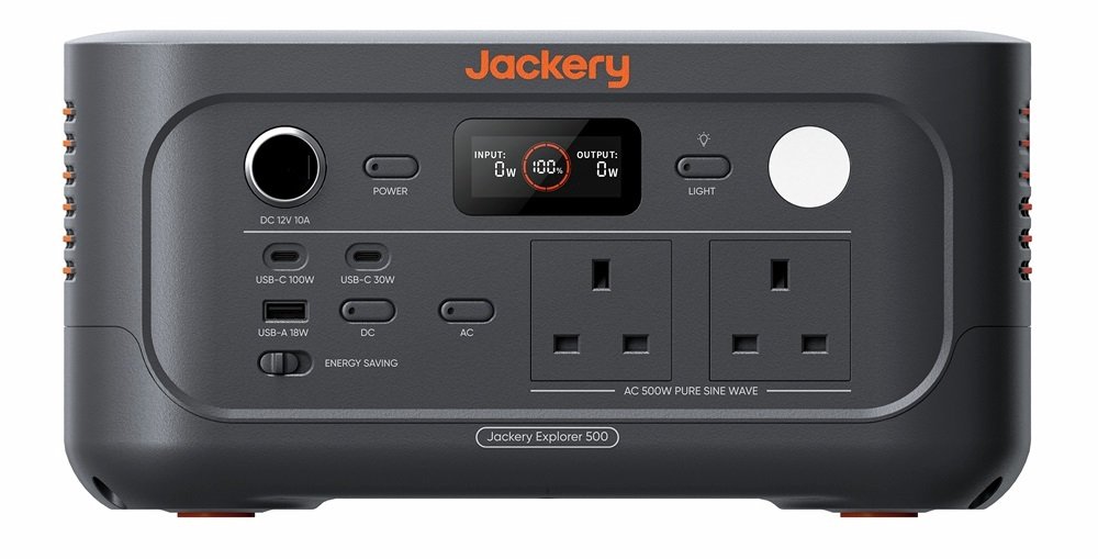 Jackery Explorer E500 V2 Portable Power Station- 512Wh