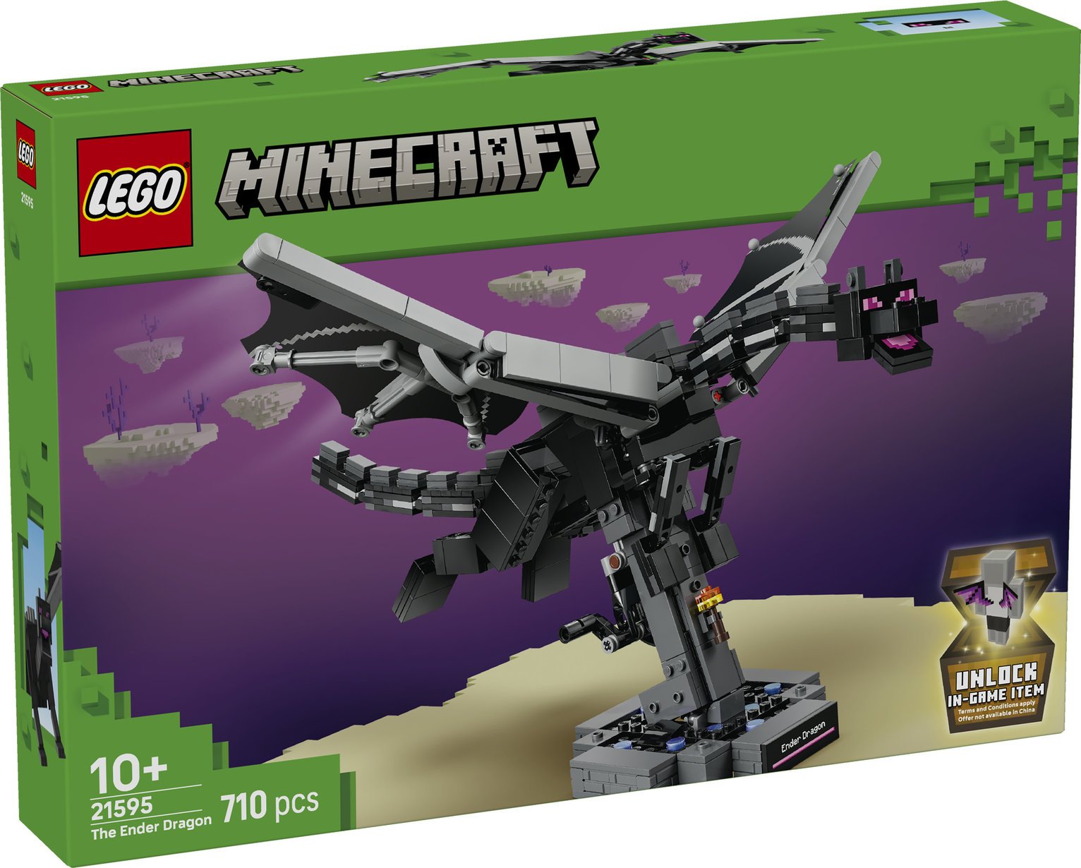 LEGO Minecraft The Ender Dragon Figure Building Toy 21595 PREORDER