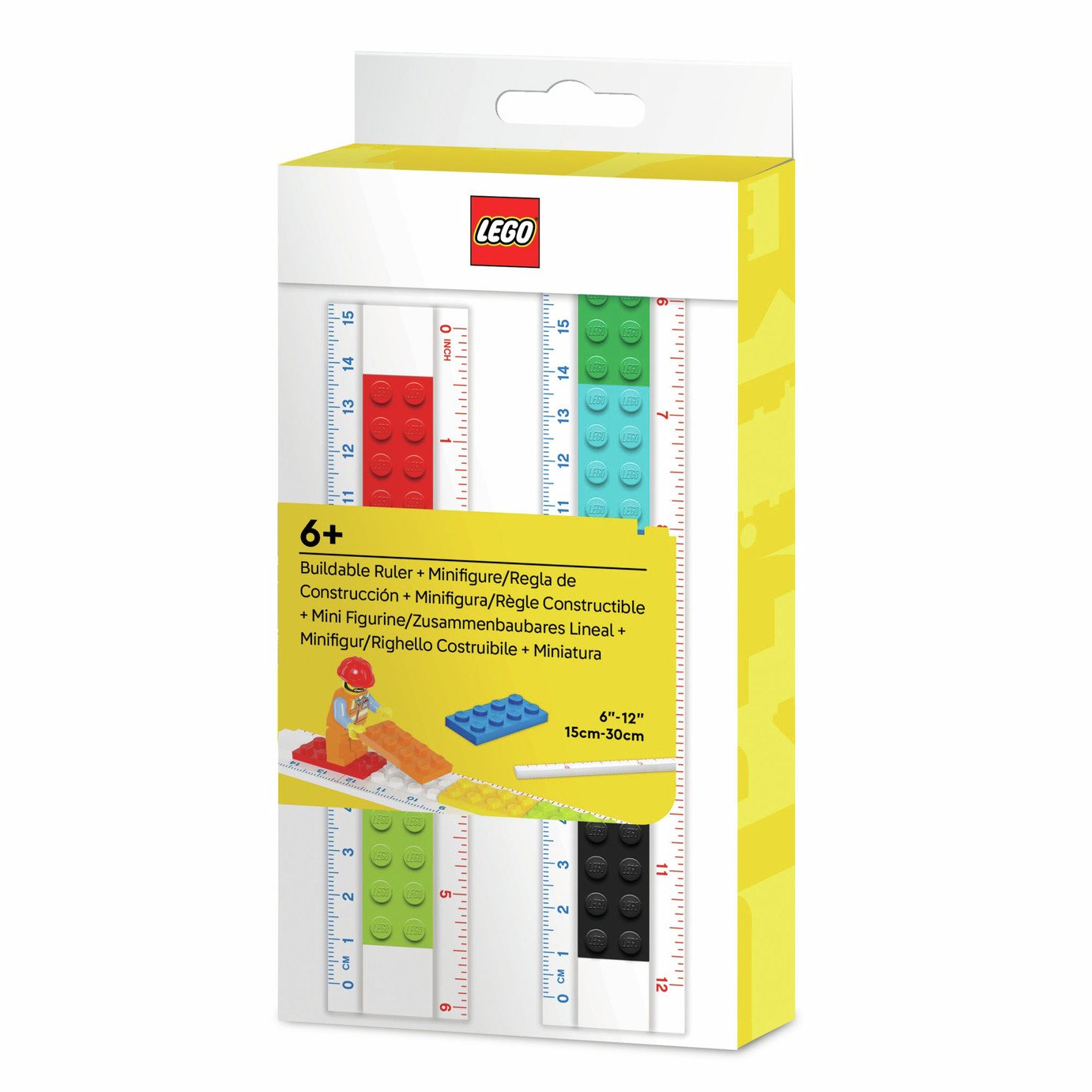 LEGO Stationery Buildable Ruler and Minifigure
