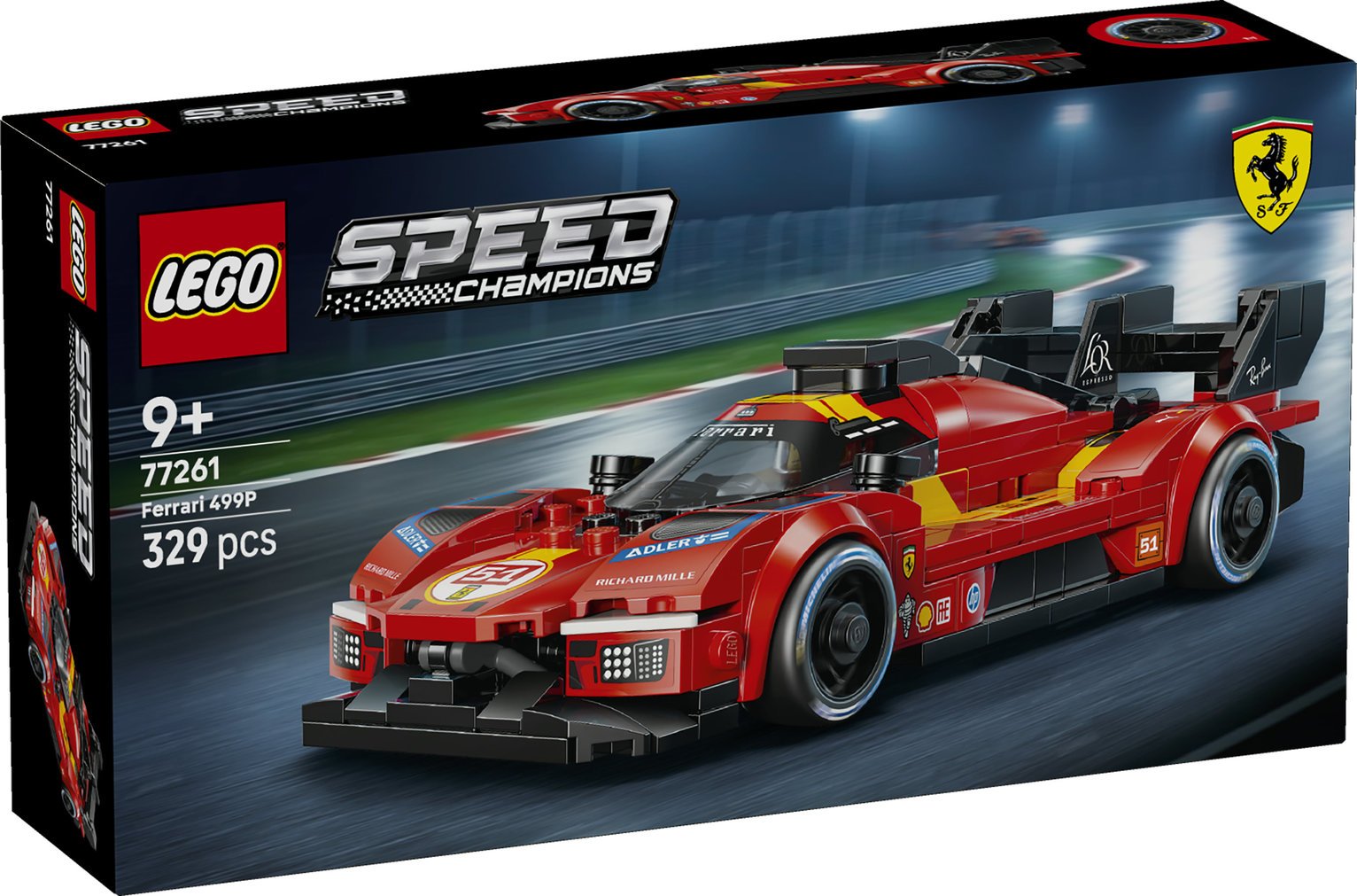 LEGO Speed Champions Ferrari 499P Ferrari Toy Car 77261