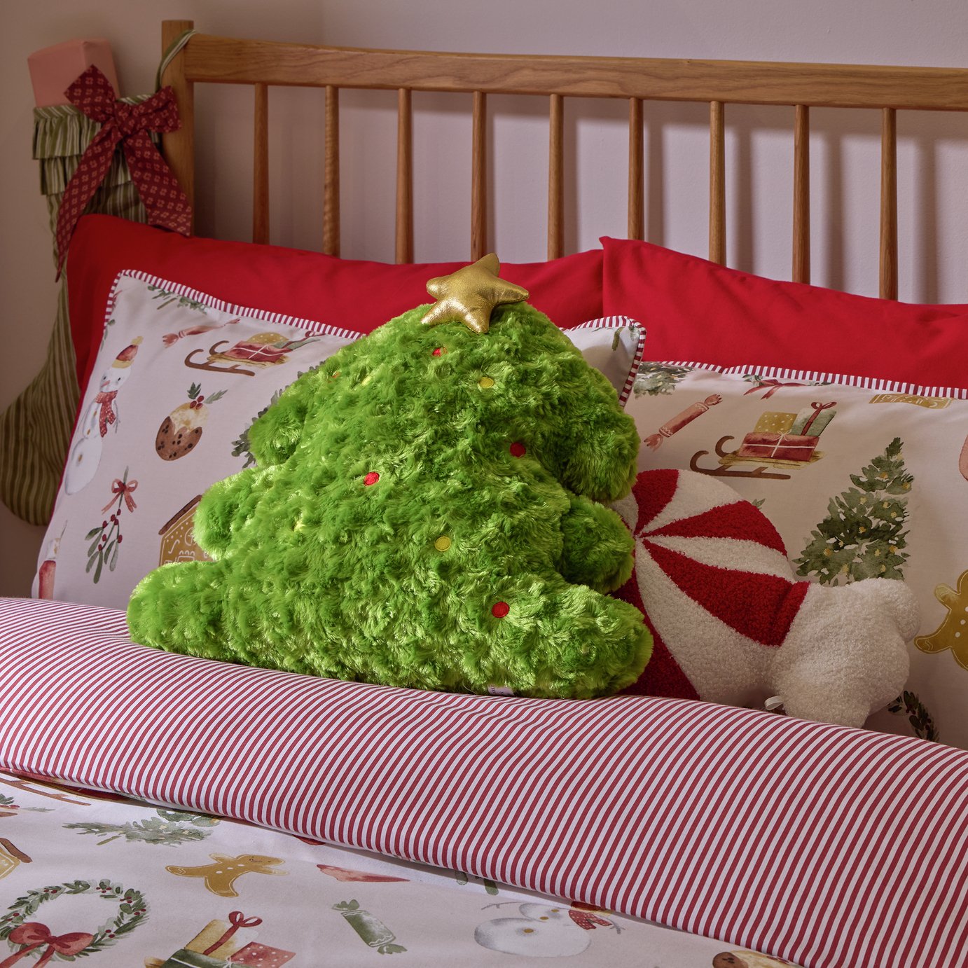 Argos Home Christmas Tree Soft Toy