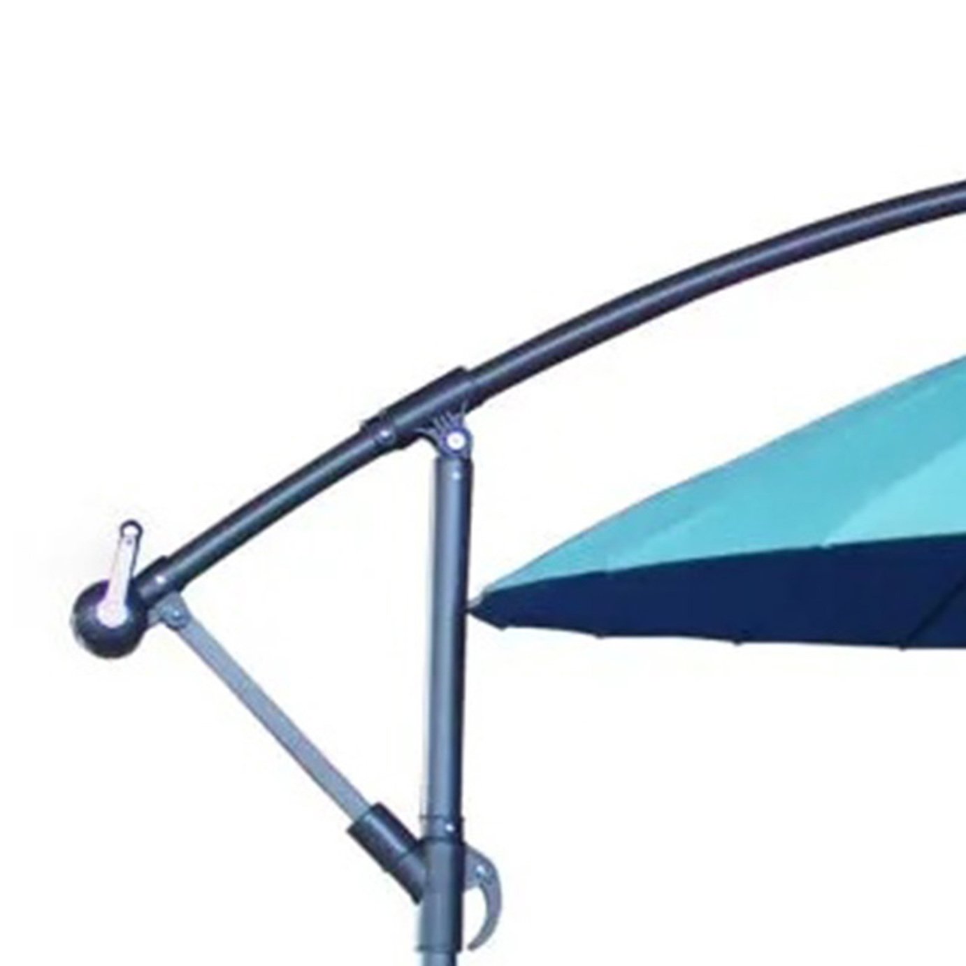 Royalcraft 3m Shanghai Cantilever Garden Parasol - Blue