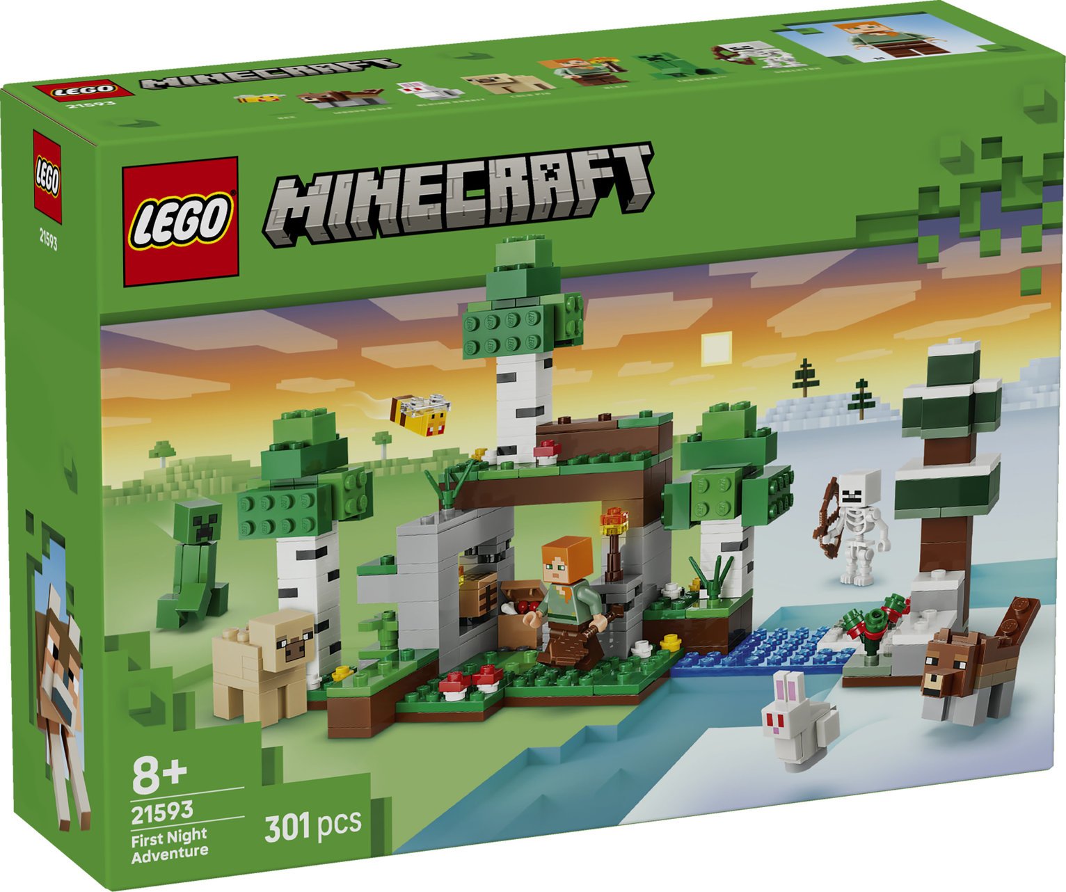 LEGO Minecraft First Night Adventure Building Toy 21593 PREORDER