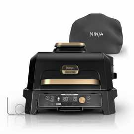 Ninja Woodfire Pro Connect XL Electric BBQ Grill & Smoker with Cover