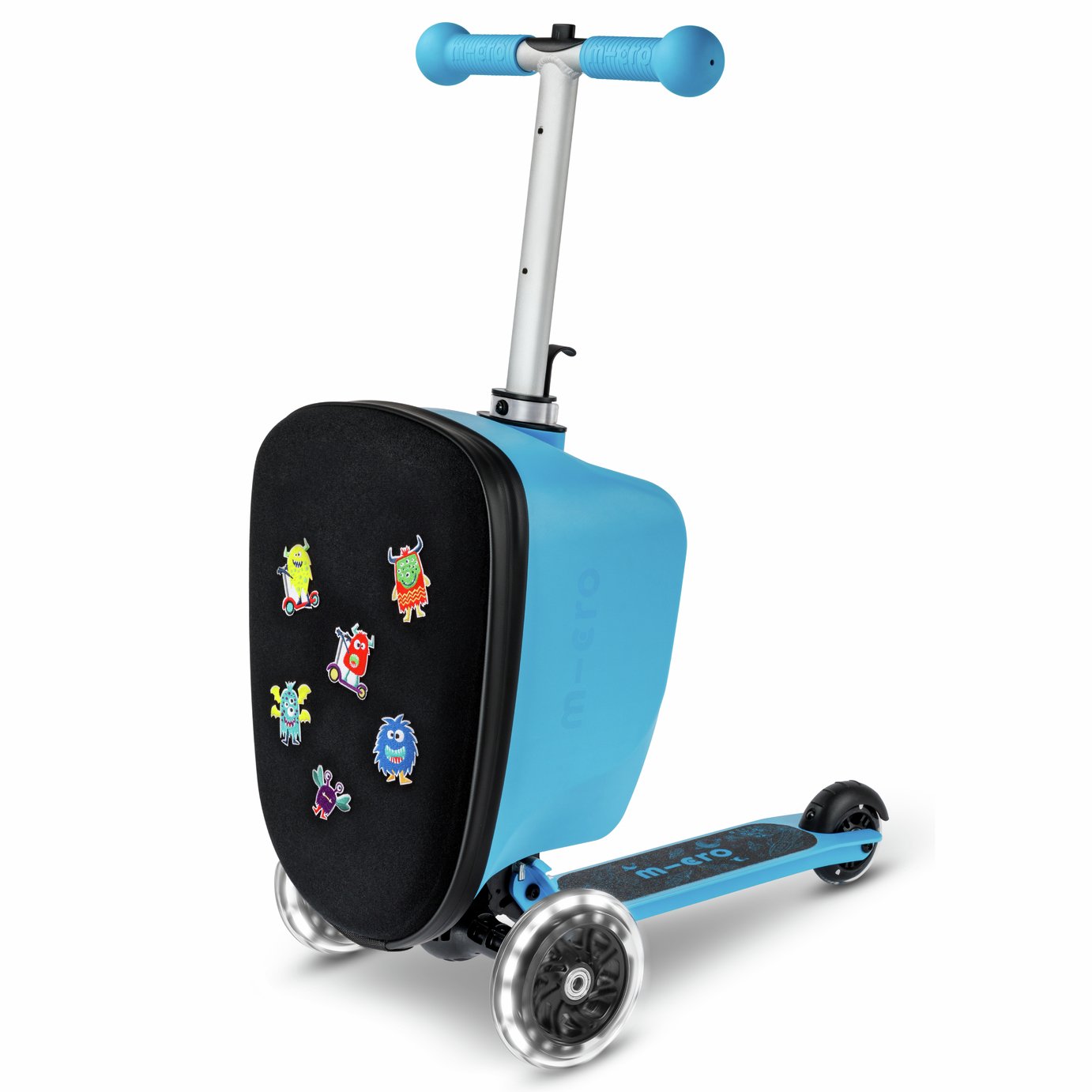 Micro Scooters Patch & Play Suitcase Scooter - Blue