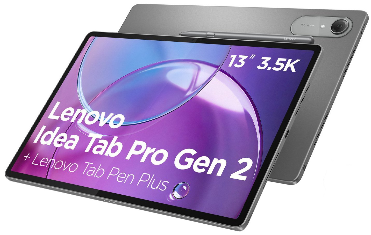 Lenovo Idea Tab Pro Gen 2 13 Inch 128GB Wi-Fi Tablet + Tab Pen Plus - Luna Grey
