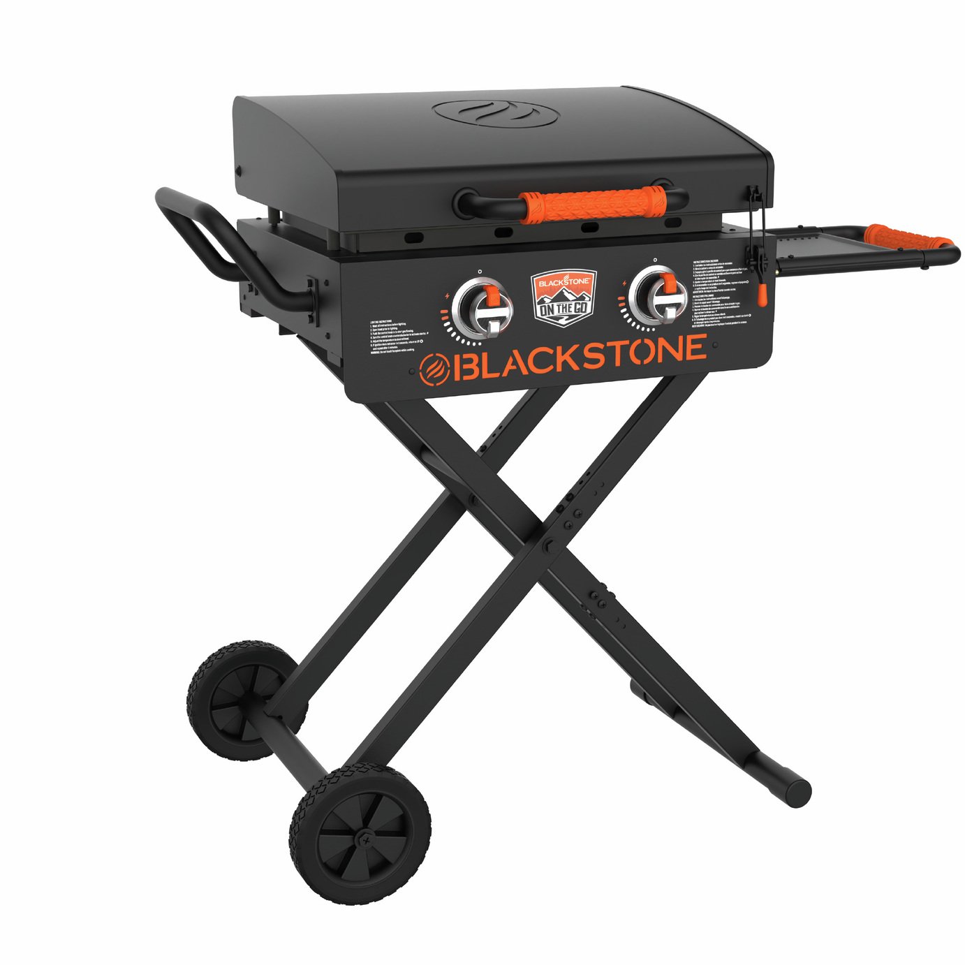 Blackstone 2-Burner Omnivore Flex-Fold Cart Griddle with Hood