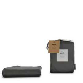 Panda Bamboo 320 TC Plain Dark Grey Bedding Set