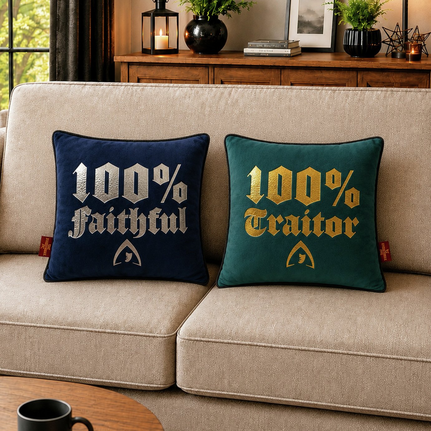 The Traitors Cushion - 35x35cm