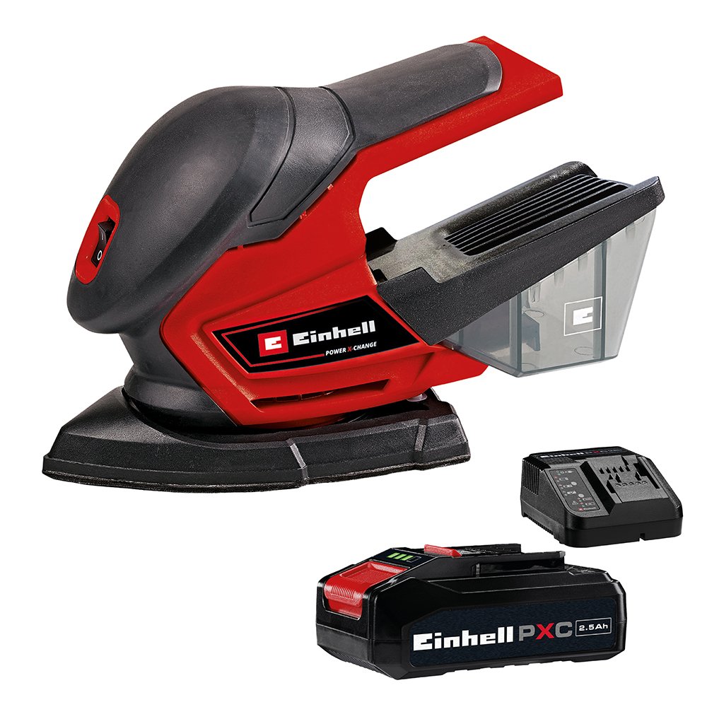 Einhell TE-OS 18/150 Li Cordless Sander Starter Kit