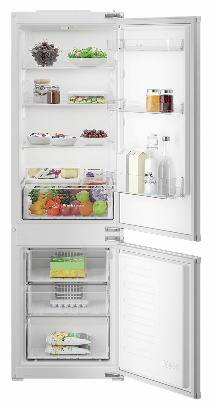 Indesit KINH 1271 B4UK Fridge Freezer - Black