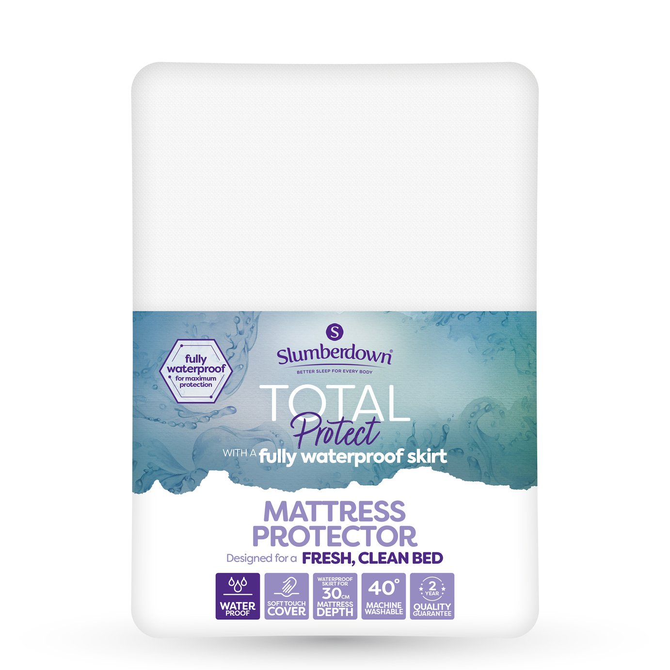 Slumberdown Total Protect Waterproof Mattress Protector - Superking
