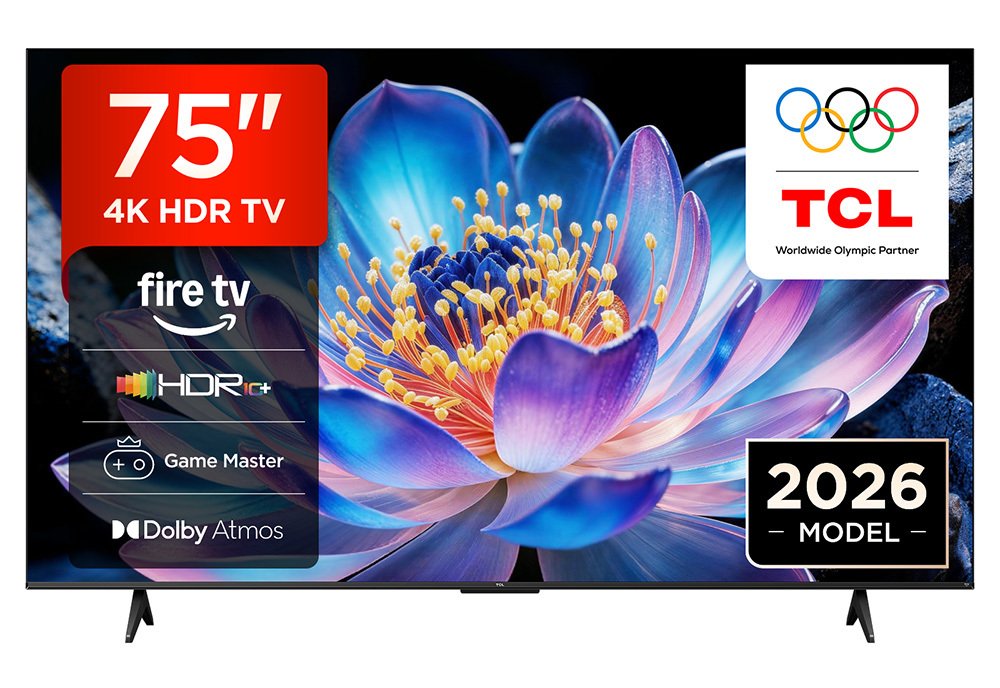 TCL 75 Inch 75V6D-UK Smart 4K UHD HDR DLED Fire TV