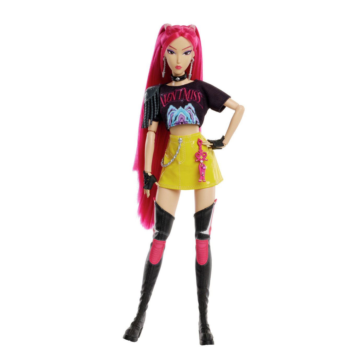 KPop Demon Hunters Mira Fashion Doll with Movie Themed Accessories