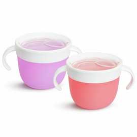 Munchkin Pink & Purple Snack Catcher - Pack of 2