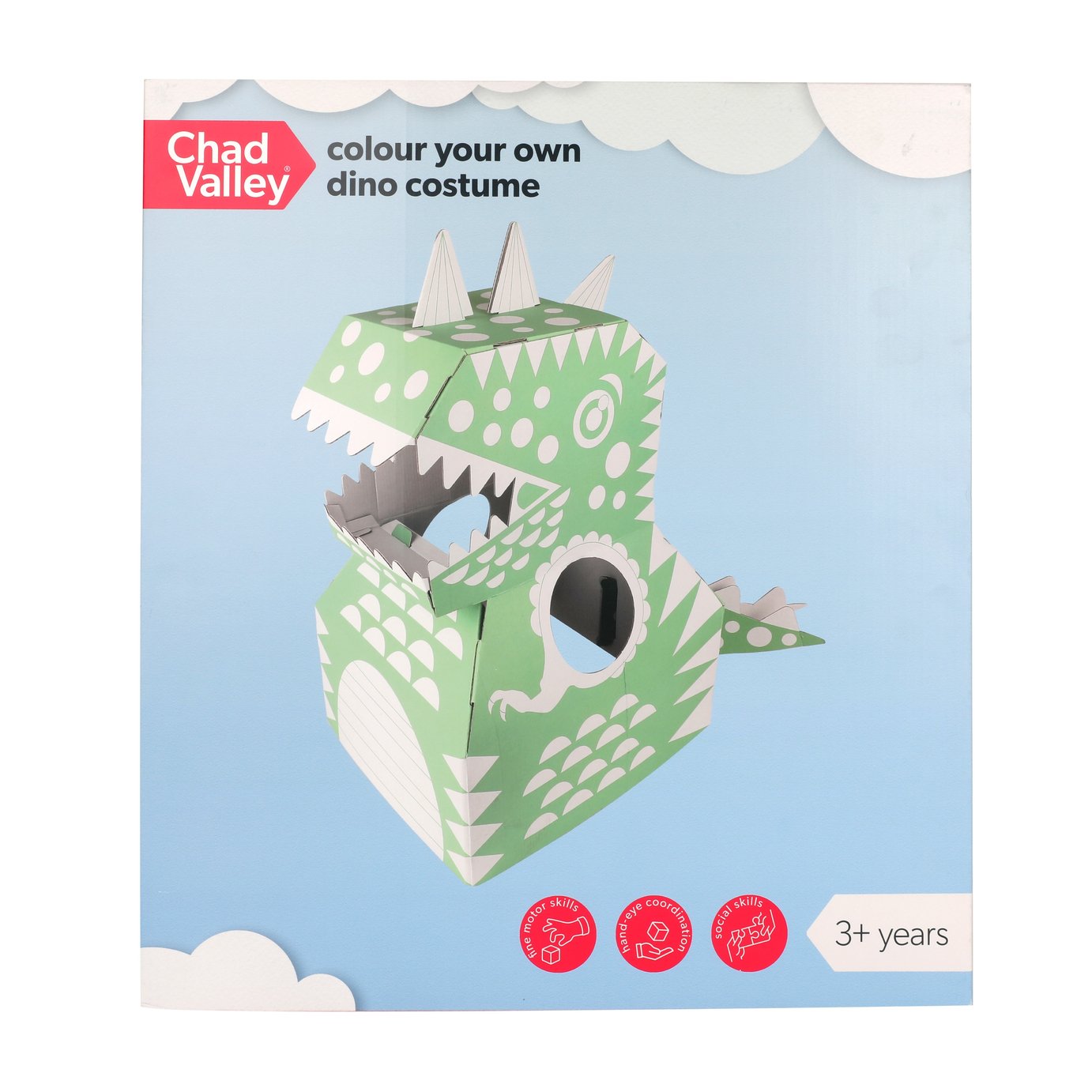 Chad Valley Colour Your Own Dino Costume Craft Set