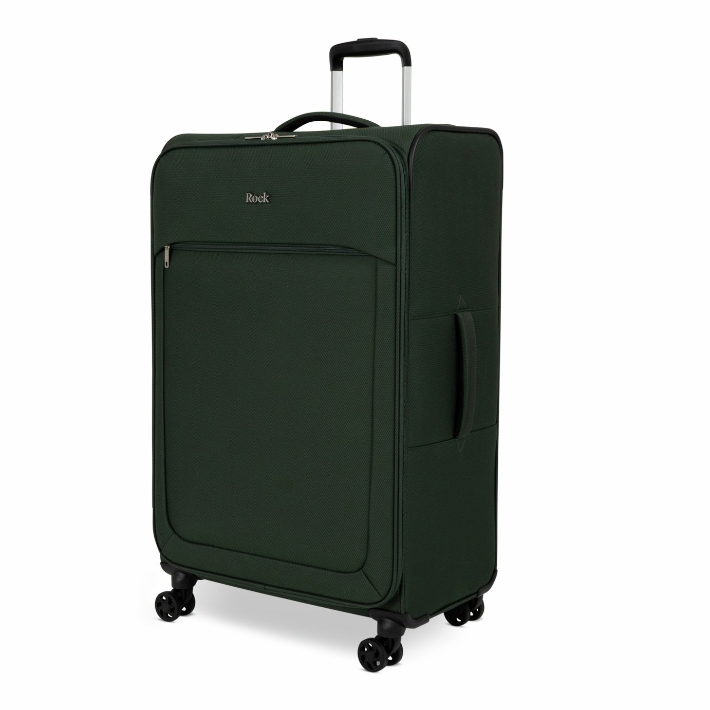 Rock Lyon 8 Wheel Soft Suitcase - Green, Large