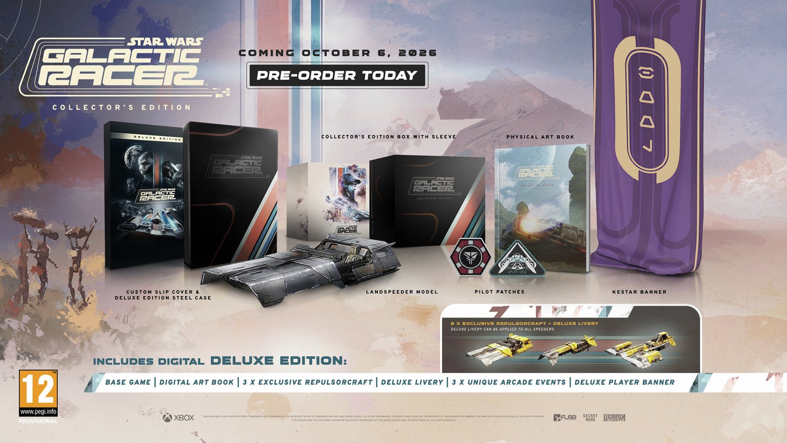 Star Wars: Galactic Racer Collector's Edition Xbox Series X Game Pre-Order
