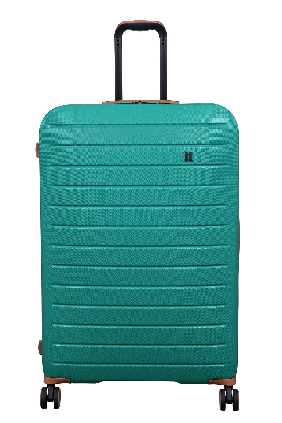 IT Luggage Legion Expandable 8 Wheel Hard Large Suitcase - Blue