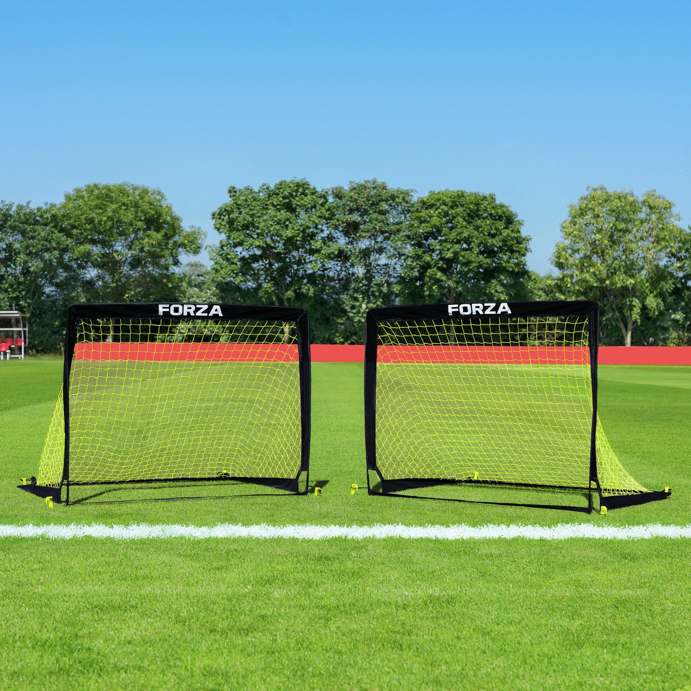 FORZA 4 ft x 3 ft Pair of Football Goals