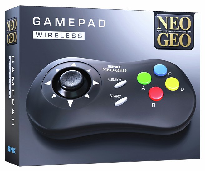 NEOGEO AES+ Wireless Gamepad - Black Pre-Order