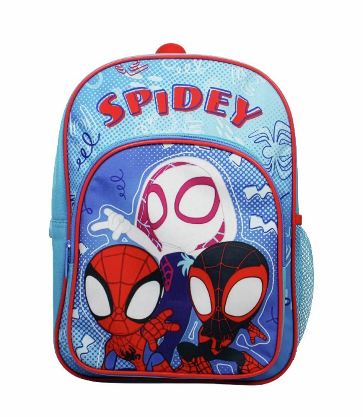 Marvel Spidey and Friends Character Print 10L Backpack - Blue