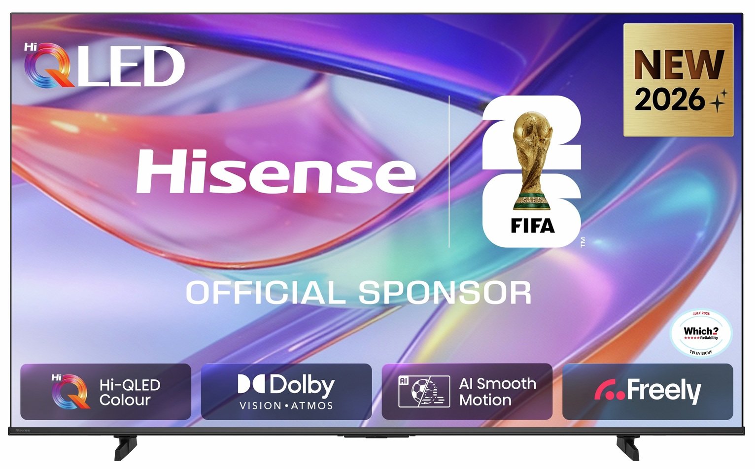 Hisense 75Inch 75E7STUK Smart 4K Full HD HDR QLED Freeview TV