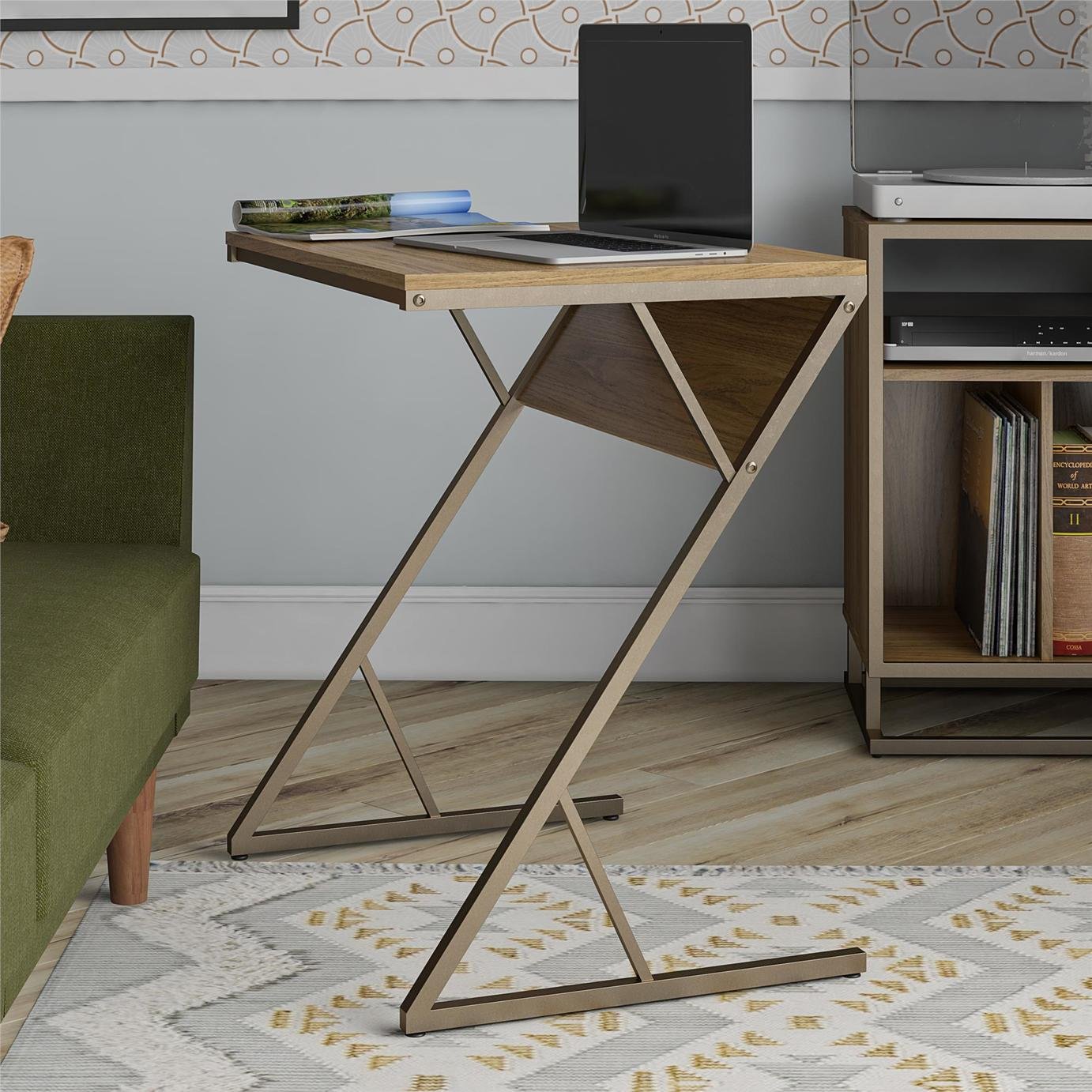 Dorel Regal Desk - Walnut