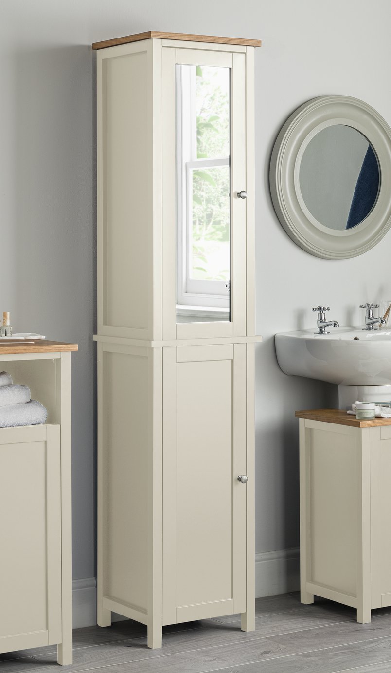 Argos Home Livingston Tallboy - Cream