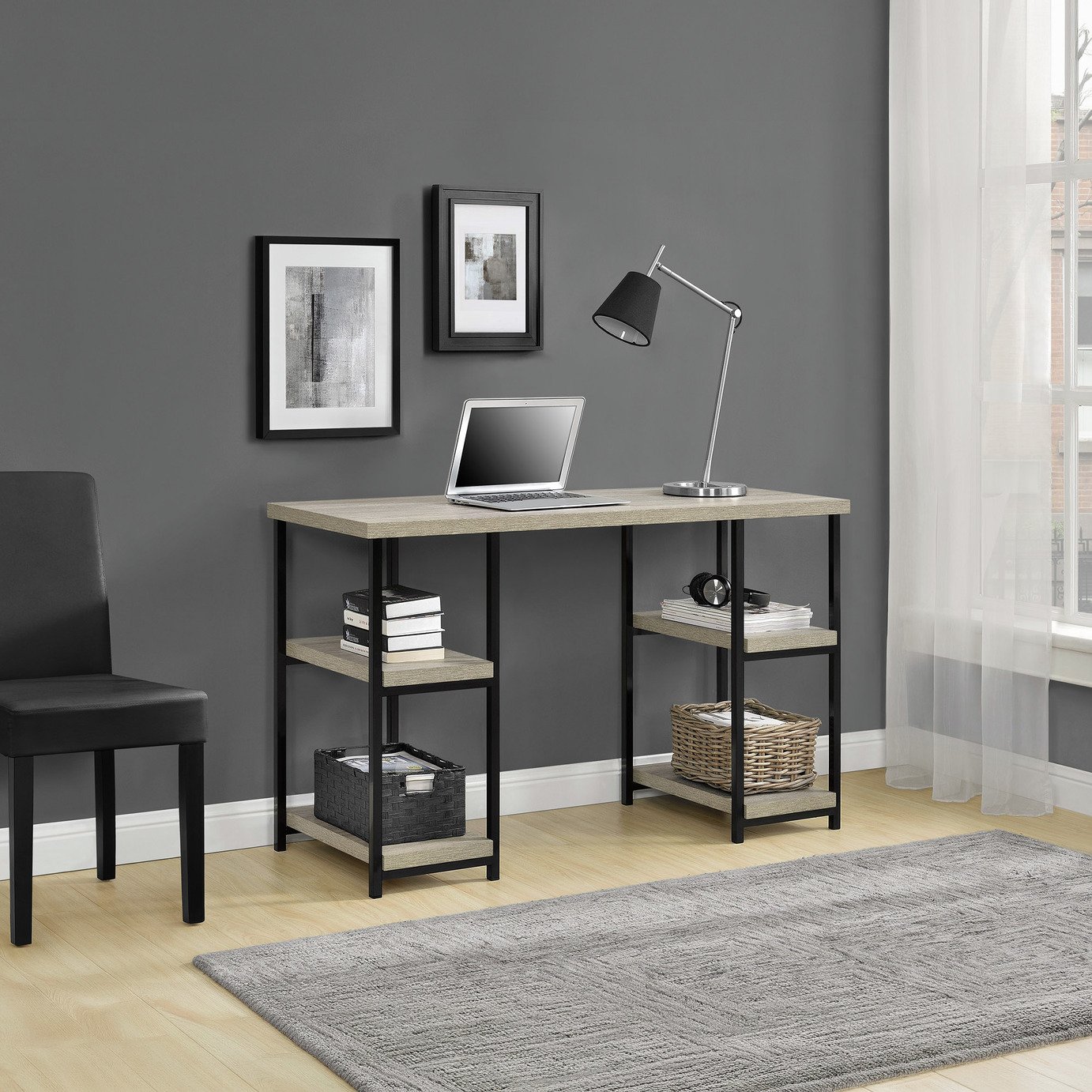 Dorel Elmwood Desk - Natural