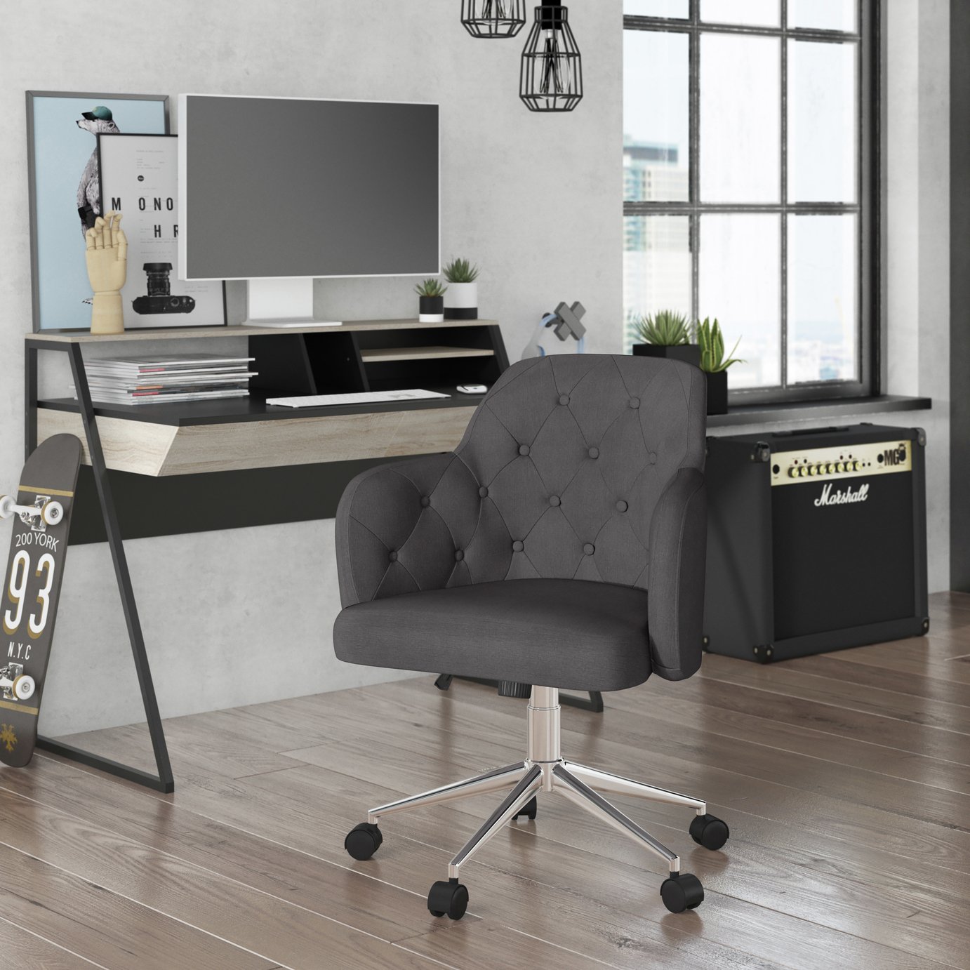 Dorel Washington Office Chair - Grey