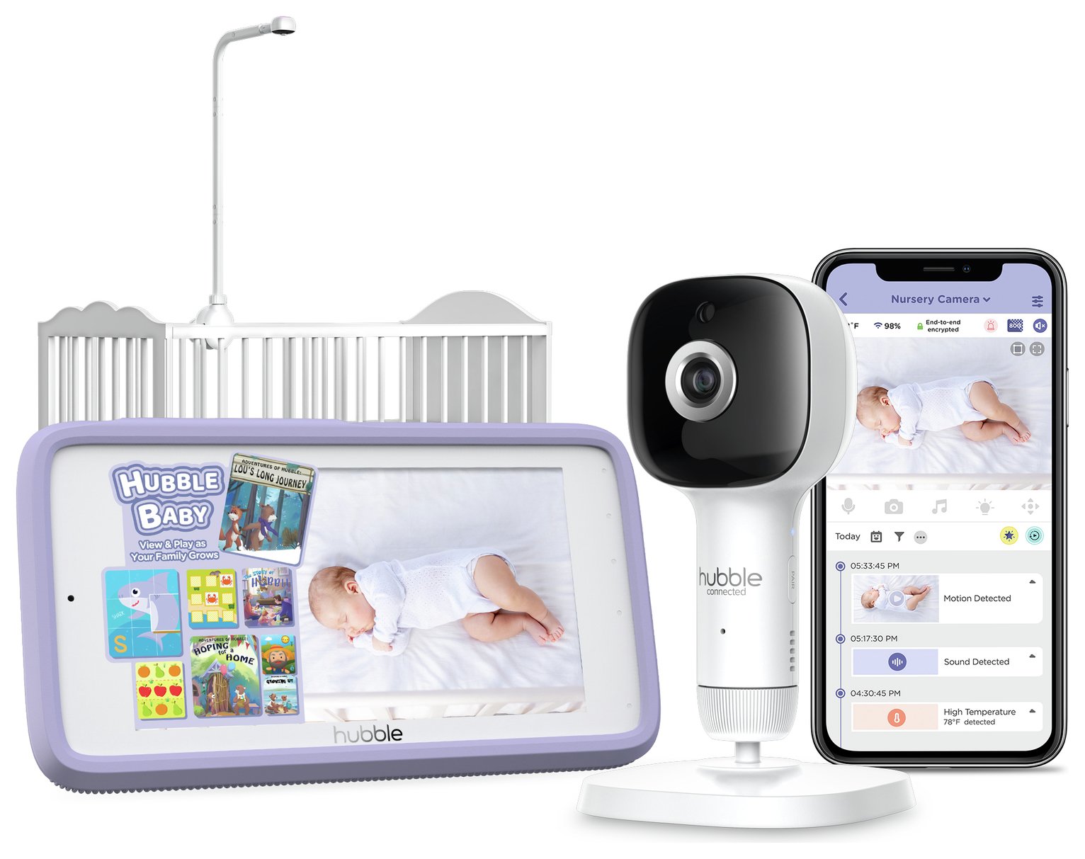 Hubble SkyVision AI Pro Smart Baby Monitor