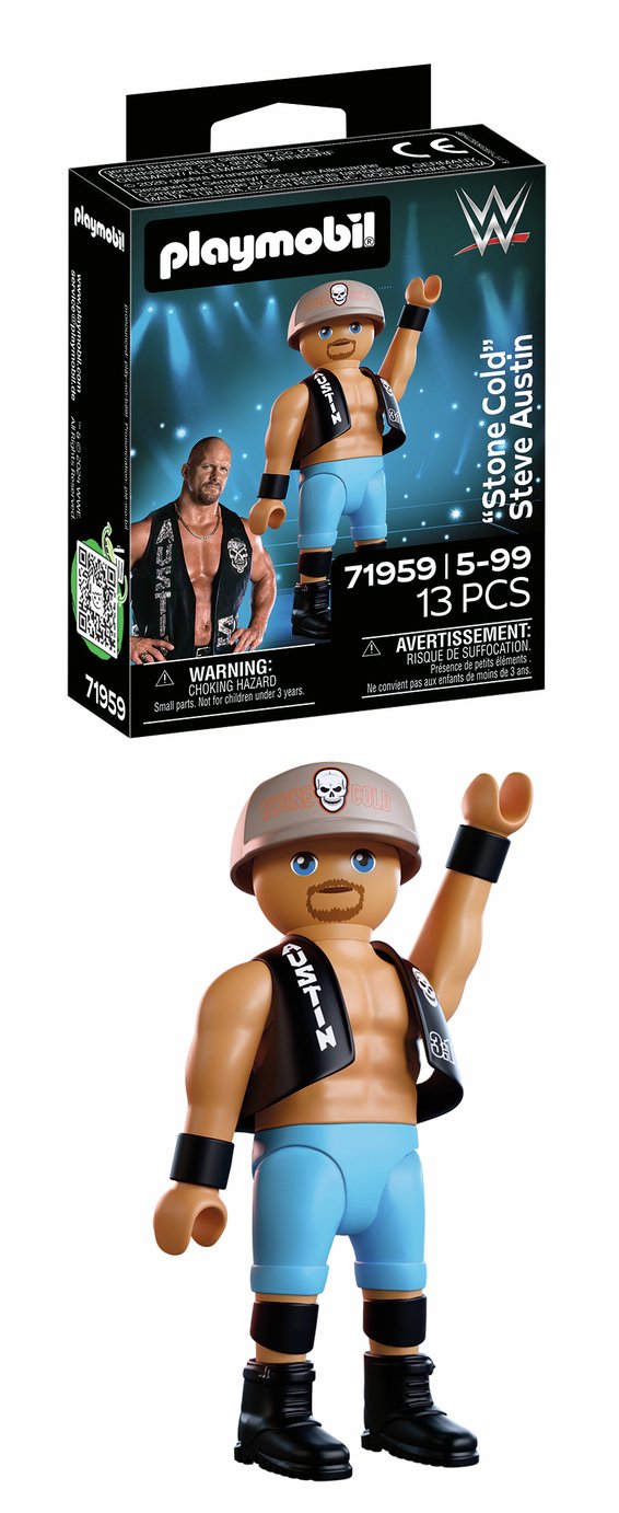 Playmobil WWE Stone Cold Steve Austin Action Figure