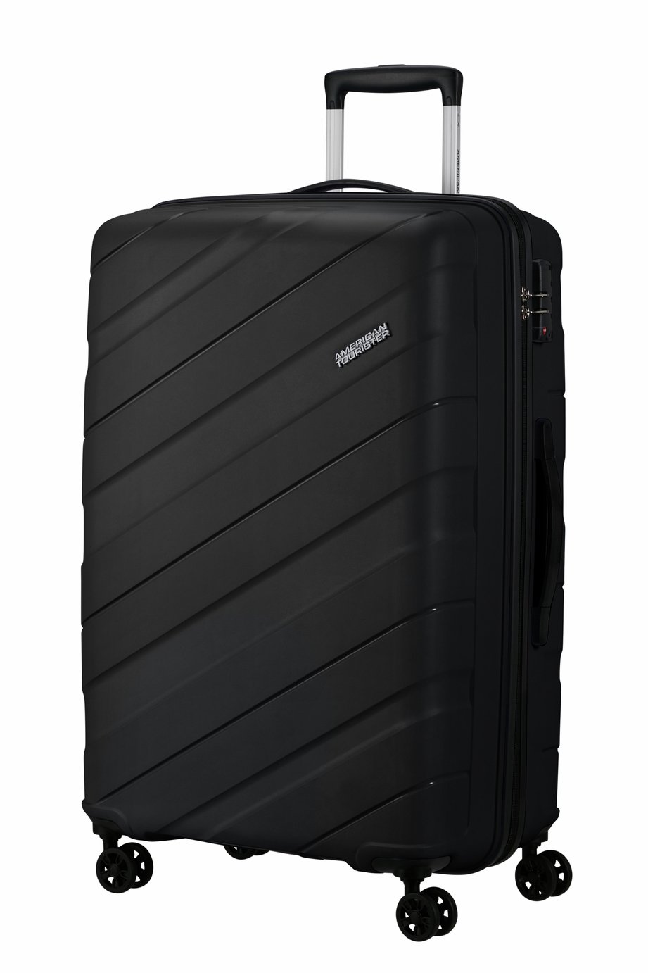 American Tourister Jet Driver 3.0 8 Wheel Hard Suitcase - Large, Black