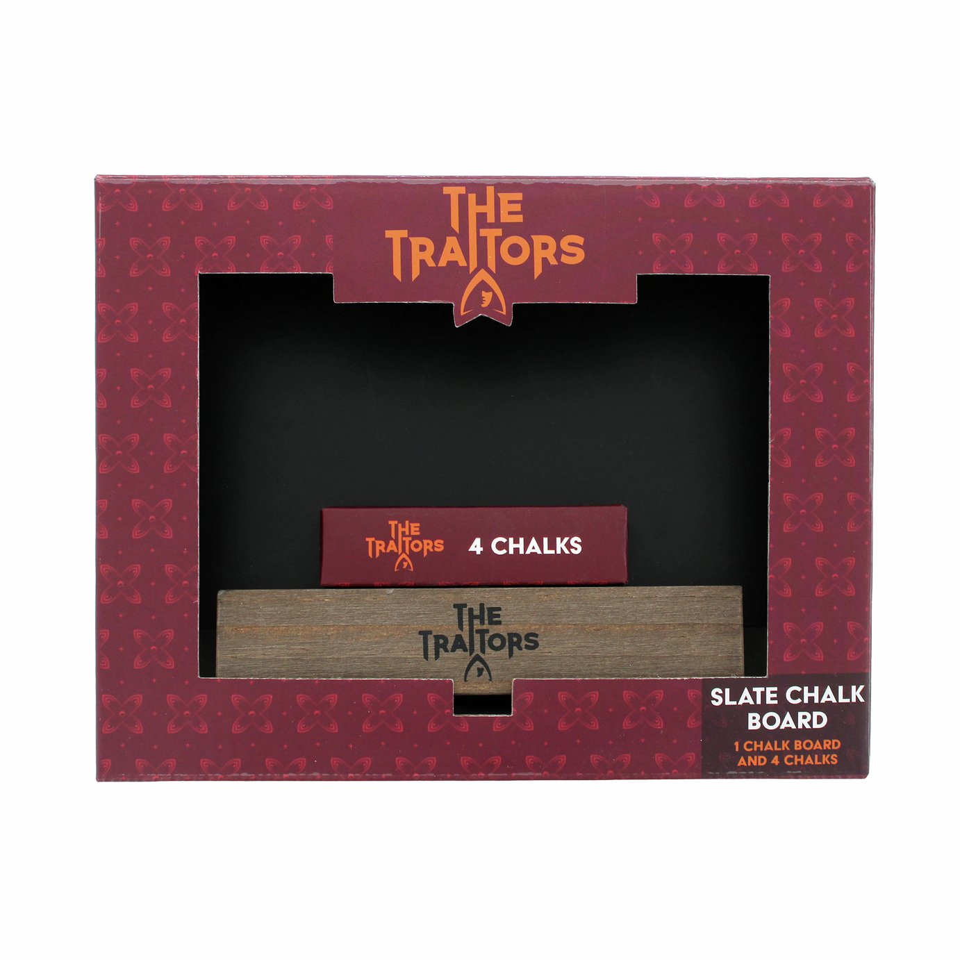The Traitors Slate Chalk Board Set