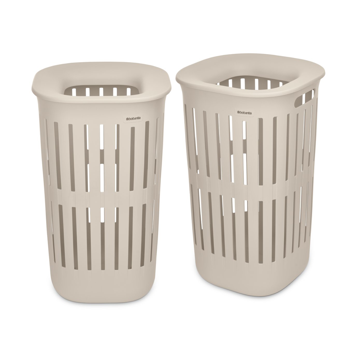 Brabantia Collect-It 55L Set of 2 Laundry Basket - Beige
