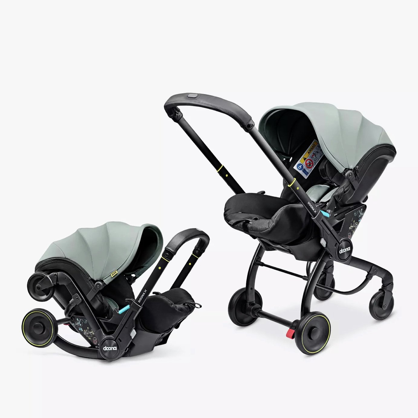 Doona X Group 0+ R129 i-Size Infant Car Seat - Slate Green
