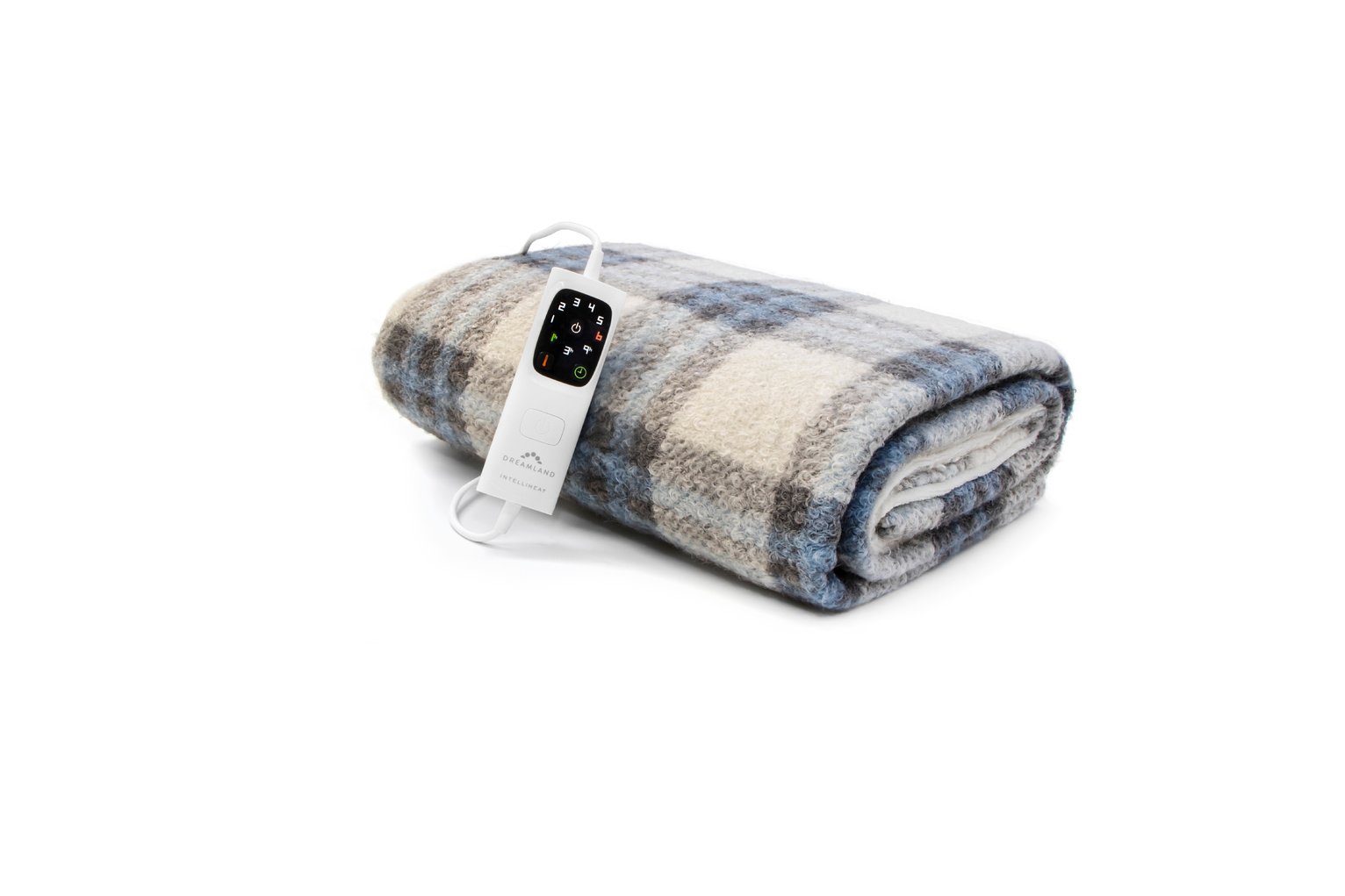 Dreamland Naptime Sherpa Electric Overblanket Single Control - Traitors Tartan