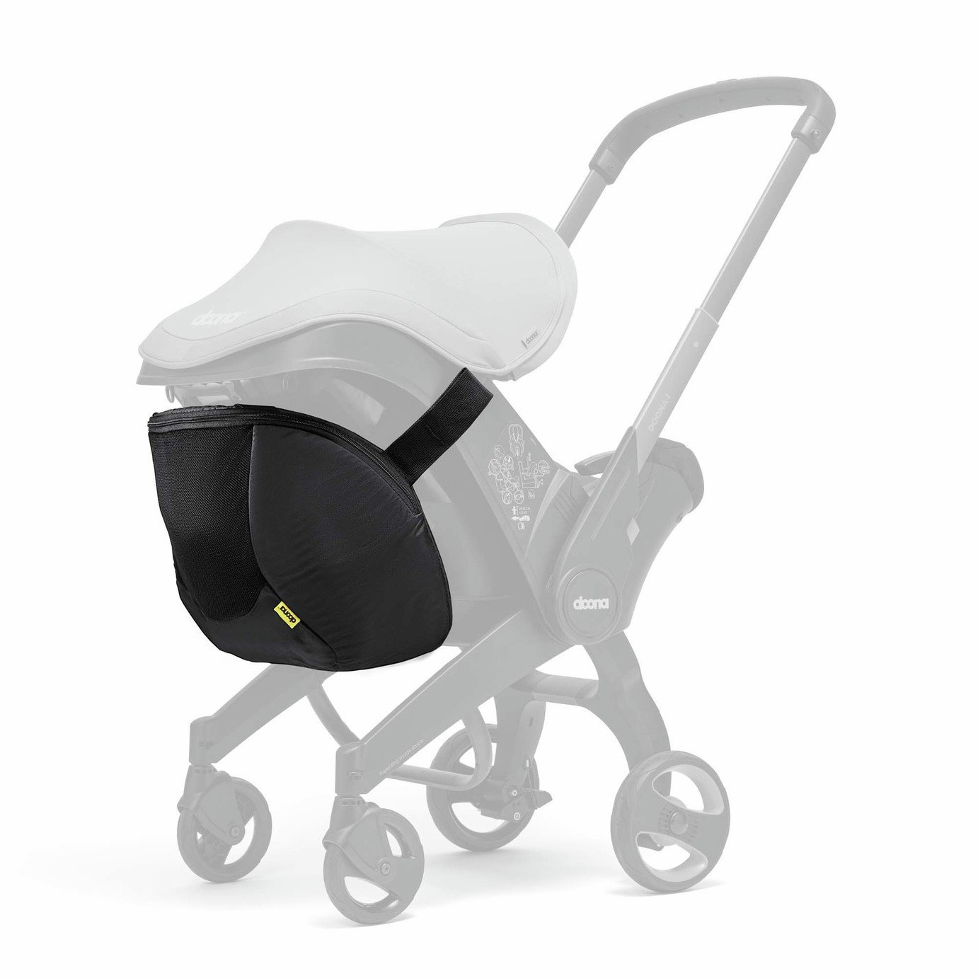 Doona Black Snap-On Pushchair Storage