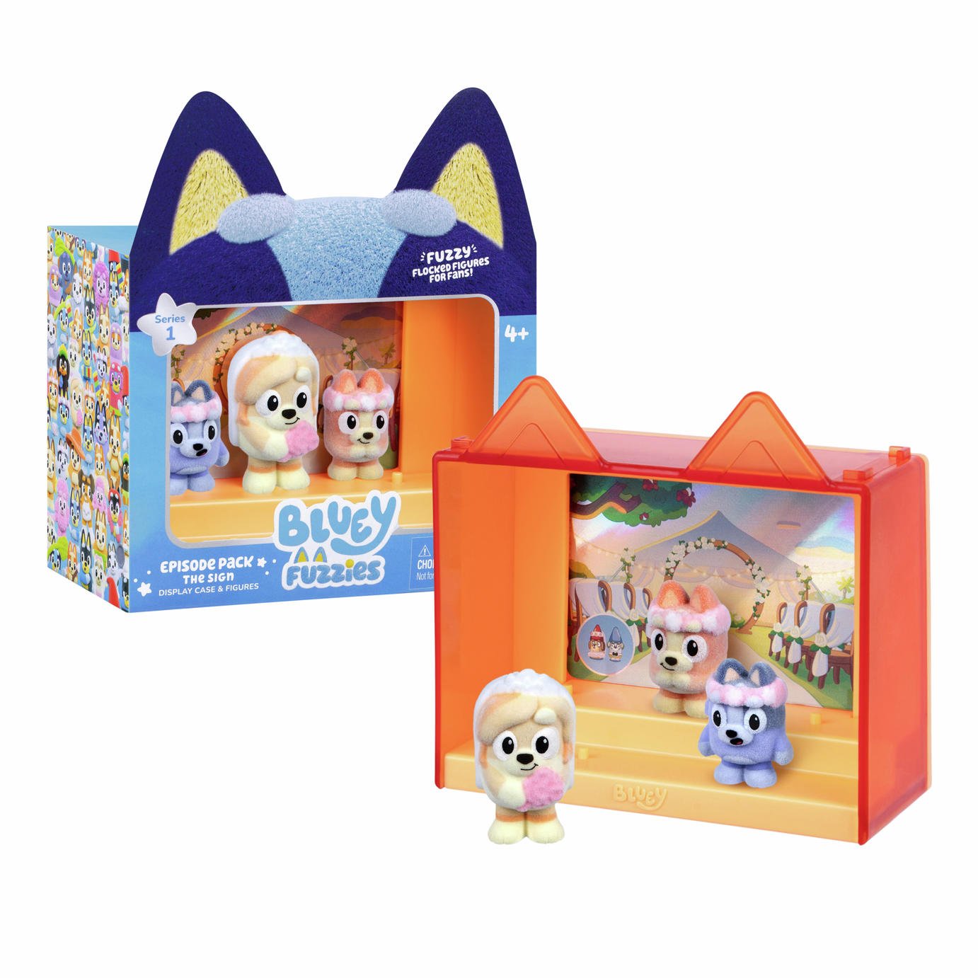 Bluey S14 Fuzzies Episode Pack - The Sign With 3 Figures