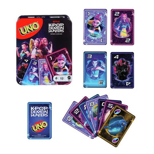 UNO KPop Demon Hunters Card Game for Kid, Adult & Family Nights