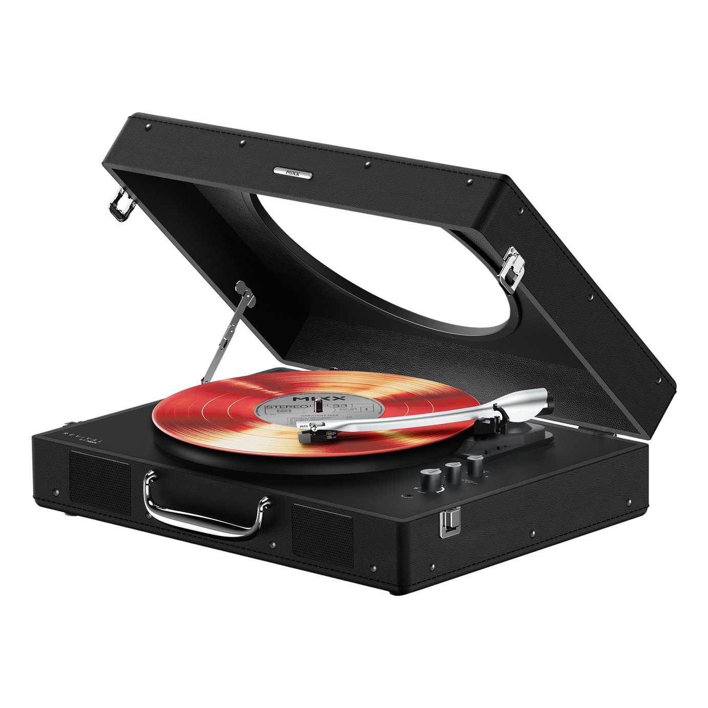 Mixx Revival 65 Belt Drive Bluetooth Record Player - Black