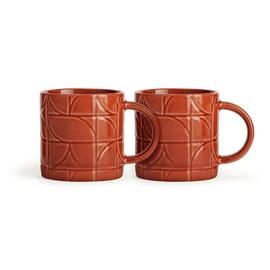 Habitat Espresso Set of 2 Cups - Orange
