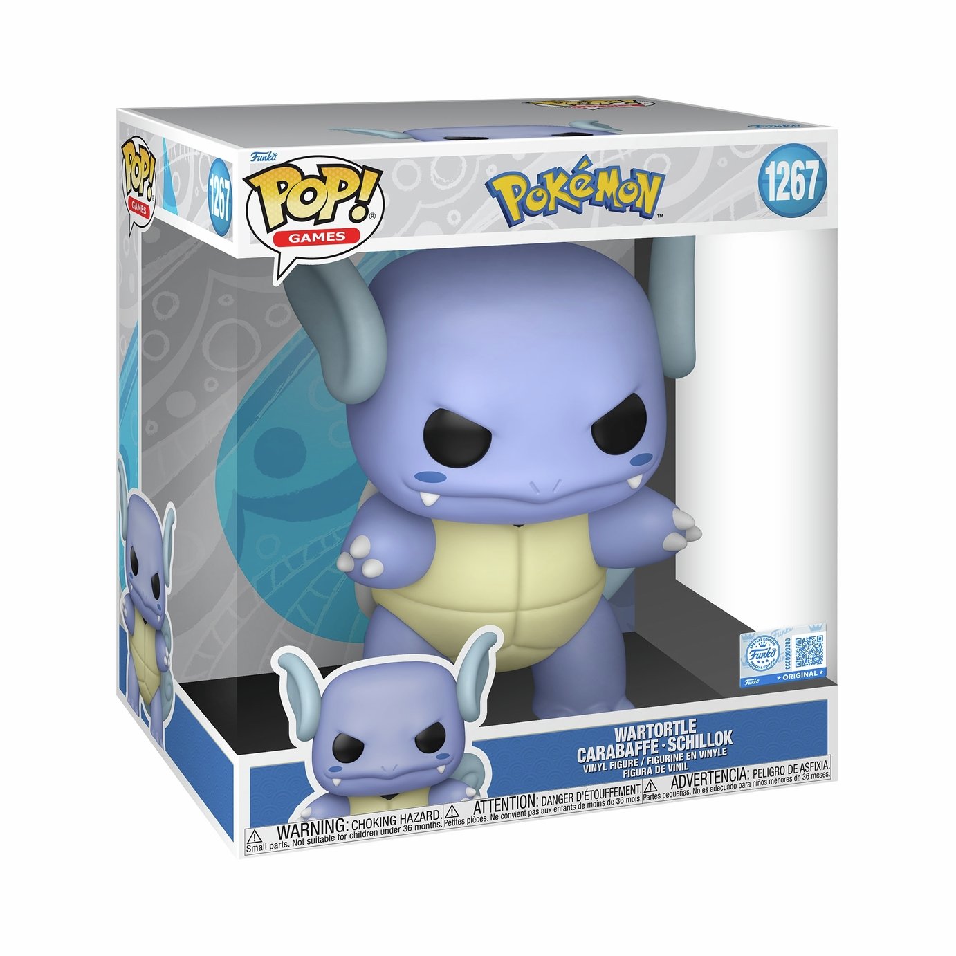 Pokemon POP Games Wartortle 3.6 Inch Action Figure