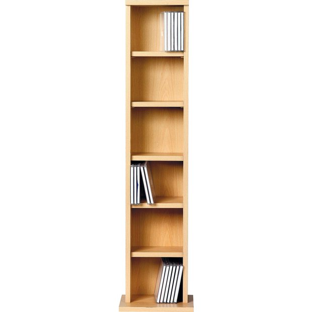 Buy Argos Home Media Storage Tower Beech Effect Cd And Dvd