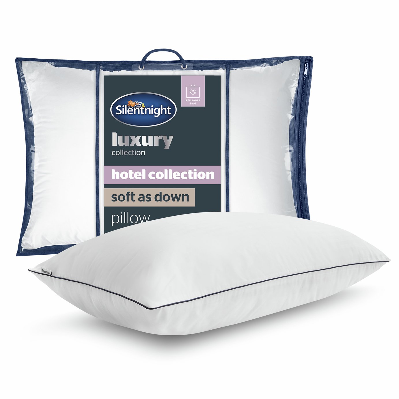 Silentnight Hotel Soft Like Down Soft Pillow