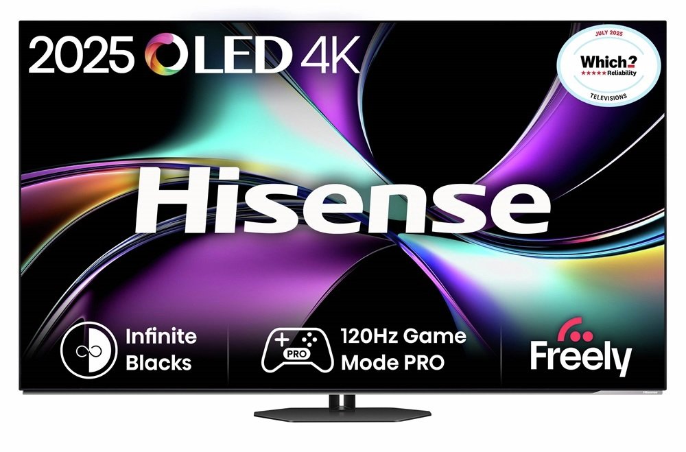 Hisense 65 Inch 65A85QTUK Smart 4K UHD HDR OLED Freeview TV
