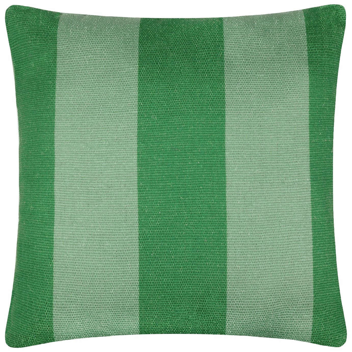 Furn Stripe Woven Green Outdoor Cushion