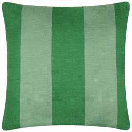Furn Stripe Woven Green Outdoor Cushion
